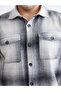 Lcw Vision Gray Regular Fit Wool Blend Plaid Men's Shirt Jacket - 3