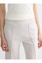 Lcwaikiki Classic Brown Elastic Waist Wide Leg Women's Sweatpants - 5