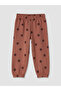 Two Mt Shop Quality Lcw Kids Brown 3 Thread Raster Printed Standard & Regular Girls' Leggings - 6