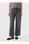 Two Mt Shop Quality Lcw Jeans Gray Denim Straight & High Waist Straight Leg Women's Jean Pants - 3