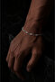 Steel Singapore Chain Silver Men's Bracelet 3mm - 7