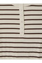 Lcw Everyday Brown Crew Neck Striped Women's Bodysuit - 6
