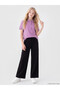 Lcw Kids Black Girls' Wide Leg Sweatpants