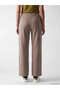 Lcw Vision Brown Wide Leg Women's Sweatpants with Elastic Waist - 4