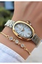 Original-Women's Wristwatch - Gold Silver Color - Adjustable Steel Band - Bracelet Gift - 5