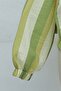 Patterned Summer Sports Jacket with Elastic Sleeves and Waist, Zipper Pockets - Olive Green - 4