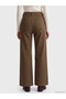 Alita City Lcw Jeans with a Difference Green Denim Straight Culotte High Waist Wide Leg Women's Jean Trousers - 4