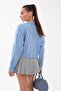 Women's Crew Neck Ribbed Knit Sweater 265162 - - 5