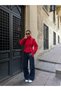 Women's Seasonal Jacket with Stand Collar, Buttons and Tie Detail, New Season Trench Coat - 4