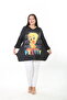 Women's Printed Lycra Viscose Plus Size Tunic - 4