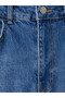 Lcw Modest Indigo Balloon Fit Women's Jean Pants - 6