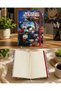 Printed Elastic Hard Cover Plain Page Notebook - 2
