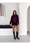 Belted Bomber Zippered Trench Jacket - 5