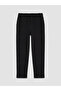 Black Thick Girls' Sweatpants with Elastic Waist - 6