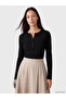 Lcw Everyday Black Crew Neck Women's Bodysuit