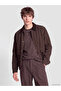 Xside Brown Relax Fit Men's Jean Jacket