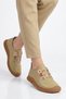 Water Green Genuine Leather Anatomical Comfortable Memory Sole Women's Casual Shoes Z681 - 3