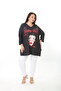 Women's Printed Lycra Viscose Plus Size Tunic - 6