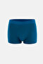 Navy Blue-Blue 3-Piece Patterned Cotton Boxer - 6