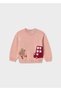 Pink Baby Girl Embroidered Sweater 2385