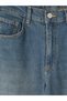Alita City Lcw Jeans with a Difference in Color Indigo Denim Straight & High Waist Straight Leg Women's Jean Pants - 6