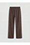 Lcw Everyday Brown Soft Touch Women's Sweatpants with Elastic Waist - 6