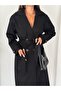Windbreaker Detailed Belted Long Trench Coat - 4