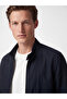 Nevavm Regular Fit Stand Collar Men's Jacket with Difference - 3