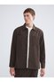 Vizyon New Season Comfortable Fit Long Sleeve Velvet Men's Shirt Jacket - 2