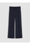 Two Mt Shop Quality Lcw Comfort Navy Blue Interlock Plain Standard & Regular Women's Sweatpants - 4