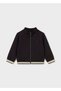 Black Baby Boy Zippered Sweatshirt 2431