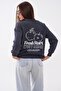 Women's Back Print Detailed Crew Neck Sweatshirt 265118 - - 5