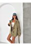 Windbreaker Detailed Belted Araboy Trench Coat - 6