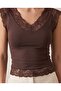 Women's Lace Detailed Strappy Blouse - 4