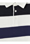 Esvab • Modern & Distinctive Devrik Roba Collar Color Block Pique Men's T-Shirt - 7
