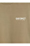 Xside Brown Oversize Fit Crew Neck Printed Men's T-Shirt - 7