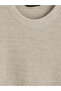 Lcwaikiki Classic Beige Crew Neck Textured Men's Sweatshirt - 6