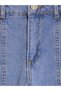 Vizyon New Season Indigo Baggy Fit Girls' Jean Pants - 4