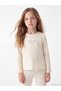 Alita City with a Difference in Color, Lcw Kids Blue Embroidered Standard & Regular Long Sleeve Girls' T-Shirt - 3