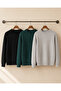 Men's 3-Piece Crew Neck Long Sleeve Knitwear Sweater Set