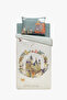 Harry Potter Hogwarts 100% Cotton Single Duvet Cover Set - Cream - 4