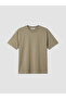 Lcw Vision Brown Boxy Fit Thick Fabric T-Shirt /05 - 5