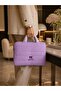 Happy Vibes Quilted Laptop Bag - 3