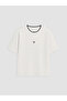 Xside Active Ecru Crew Neck Men's Sports T-Shirt - 5