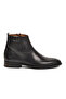 Black Inside and Outside Genuine Leather Zippered Stylish Comfortable Men's Classic Boots 3312