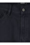 Xside Navy Blue Relax Fit Gabardine Men's Trousers - 7