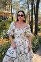 Black Flounce Layered Dress - 4