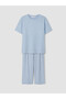 Esvab • Modern & Distinctive Zero Roba Collar Women's Pajama Set - 6