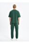 Men's 2 Thread Basic Short Sleeve T-Shirt Pants Set Comfortable Fit - 4