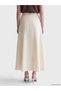 Alita City Lcw Vision White Plain Long Women's Skirt with a Difference - 5